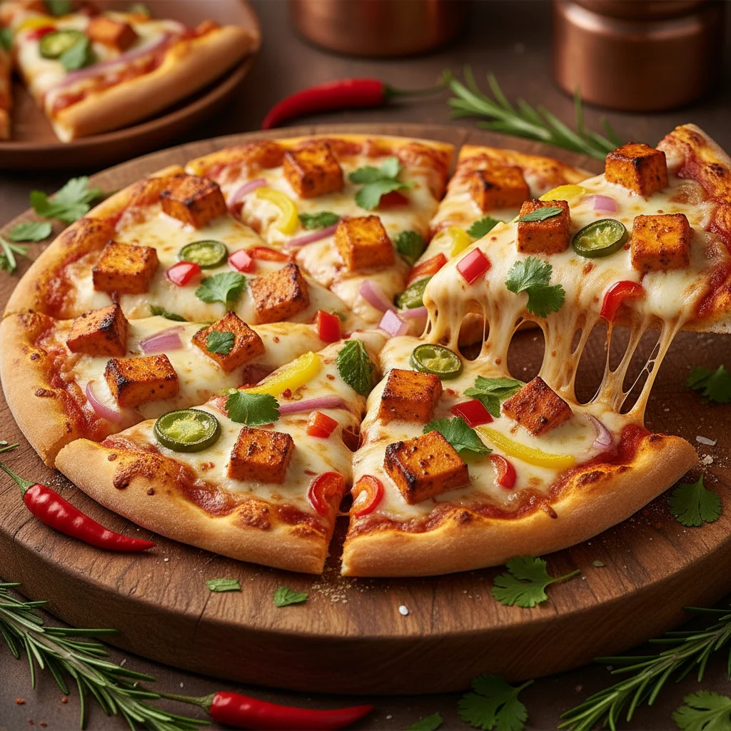 Paneer Tikka Pizza