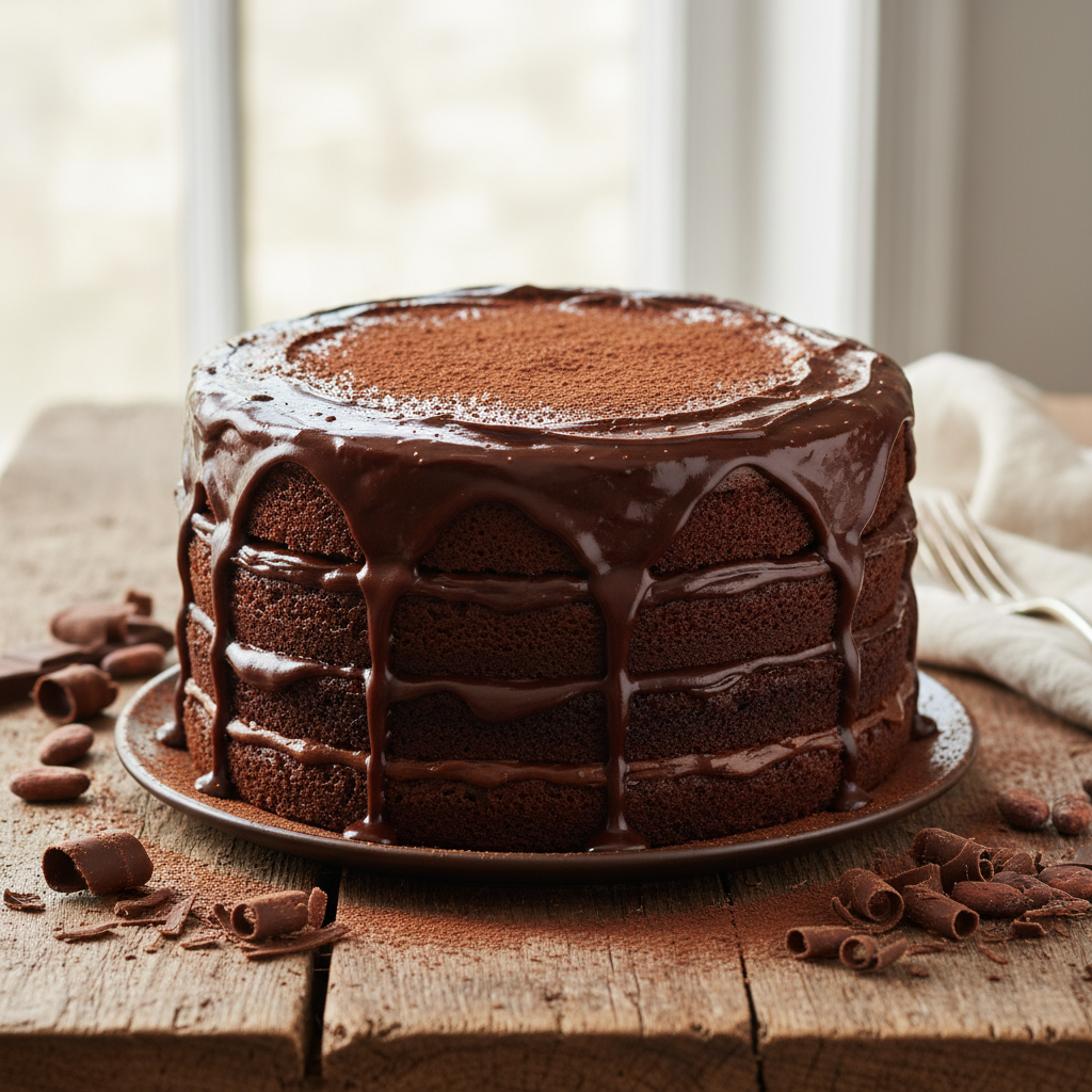 Chocolate Ganache Cake