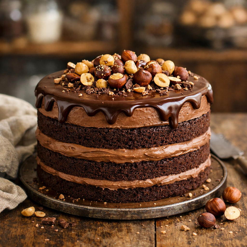 Chocolate Hazelnut Cake