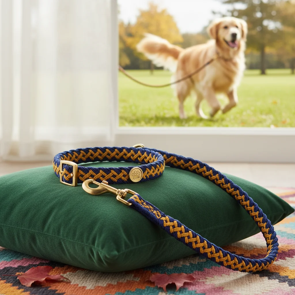 Dog Leash and Collar Set