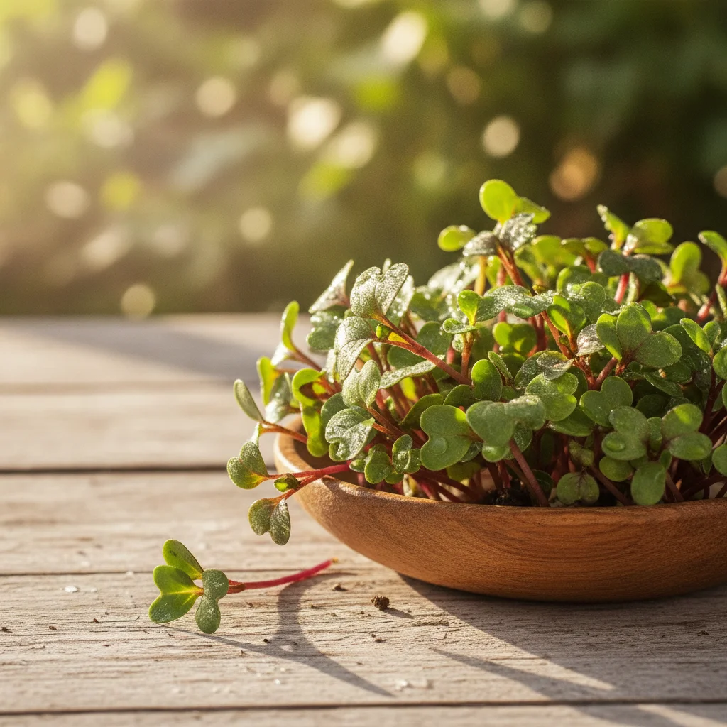 Fresh Radish Microgreens