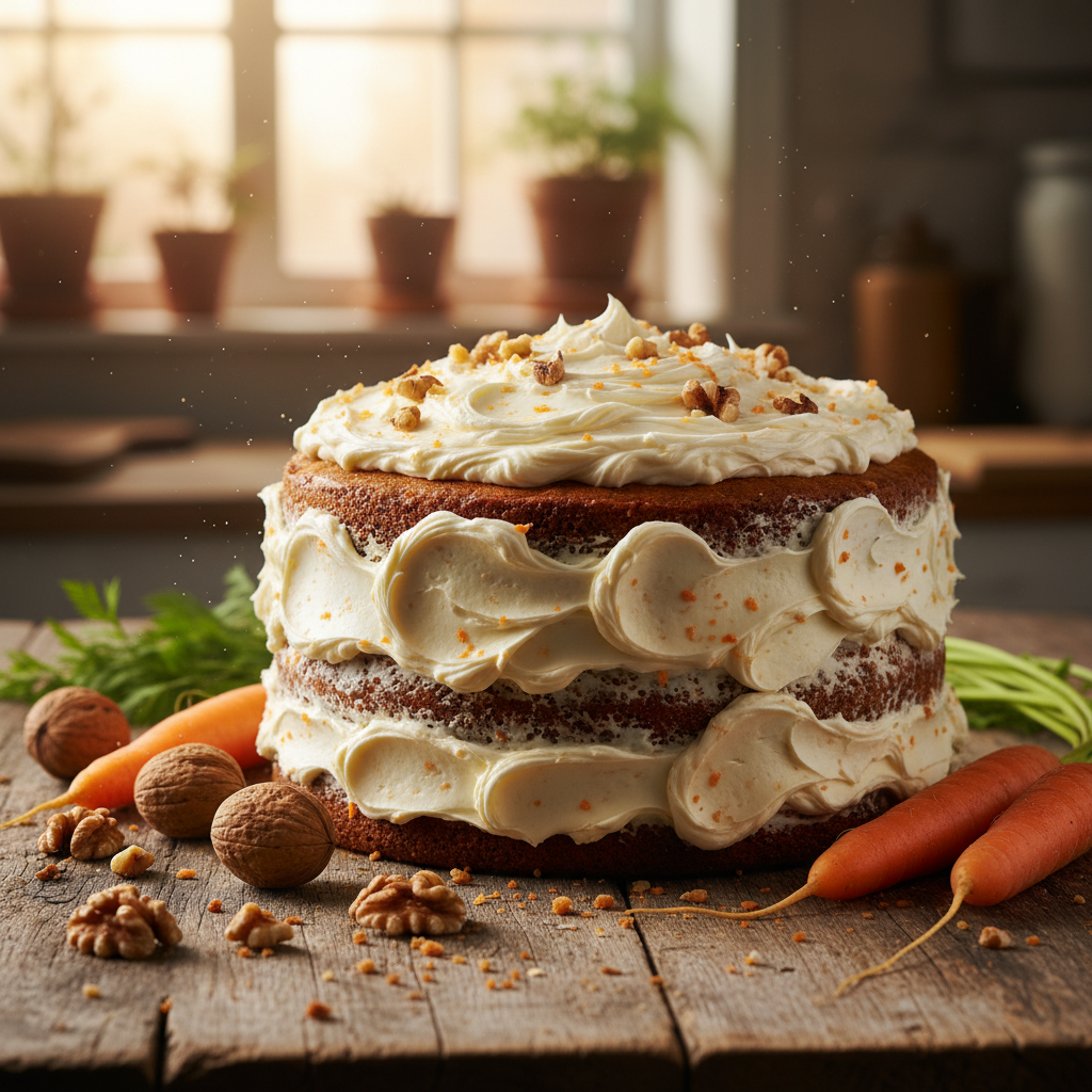 Carrot Walnut Cake