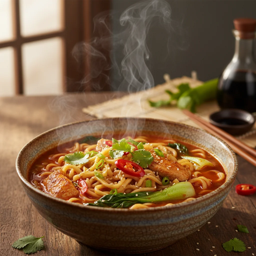 Spicy Chicken Noodles